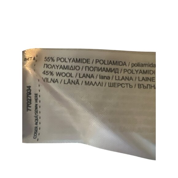 MNG Womens Olive Green Wool Blend Sweater Size L - Picture 4 of 6